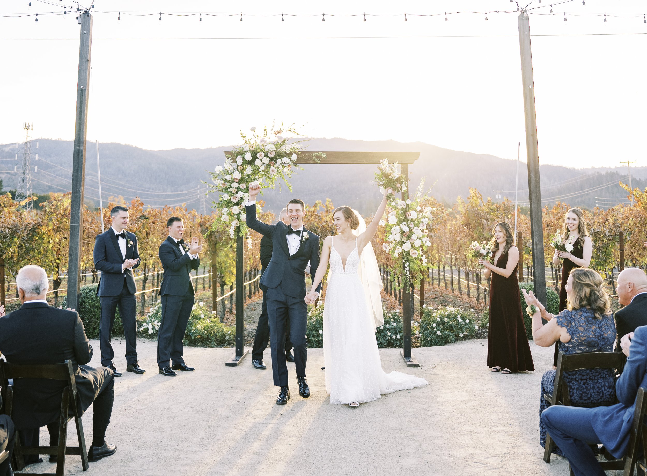 Fall Wedding Day At Tre Posti In St. Helena