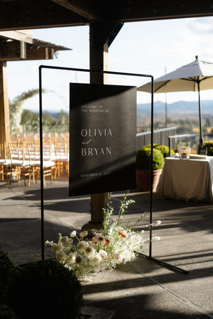 wedding welcome sign 