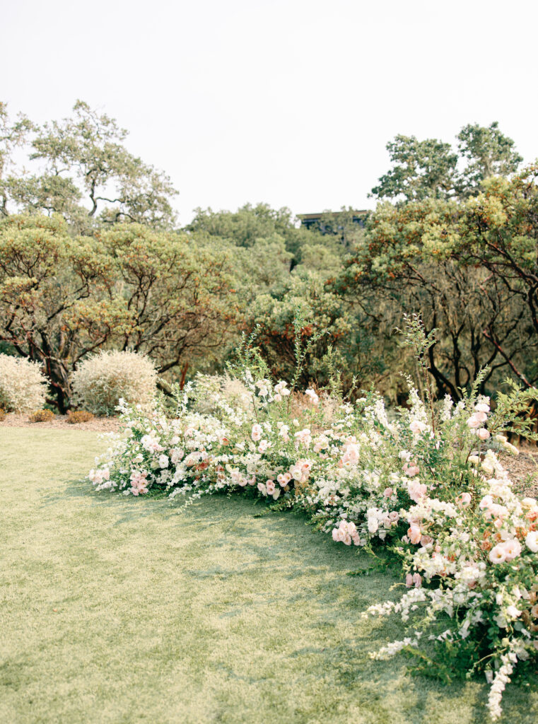 Lush & Full Luxurious yet Dainty Ceremony Floral