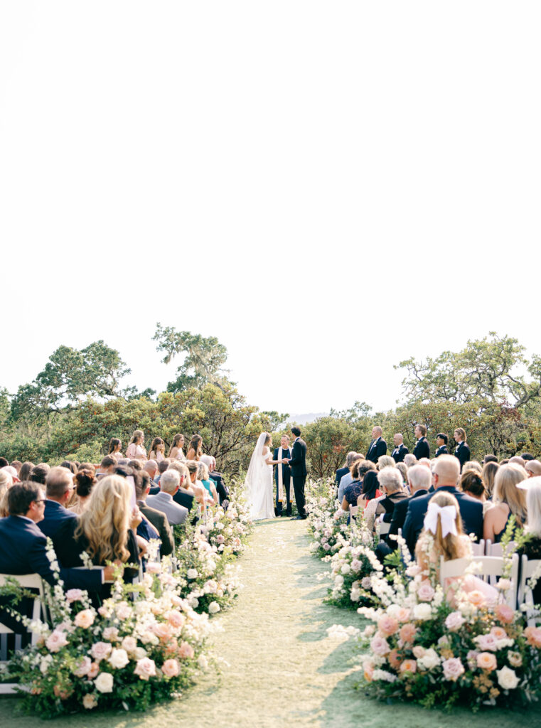 Lush & Full Luxurious yet Dainty Ceremony Floral