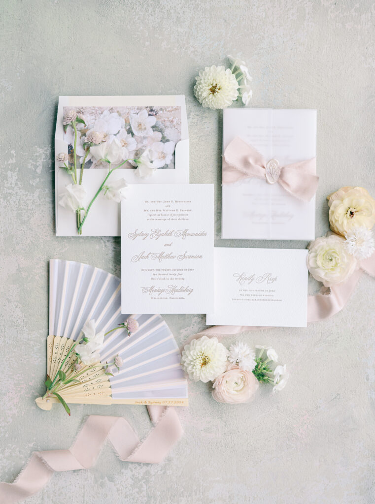 wedding detail flat lay photo